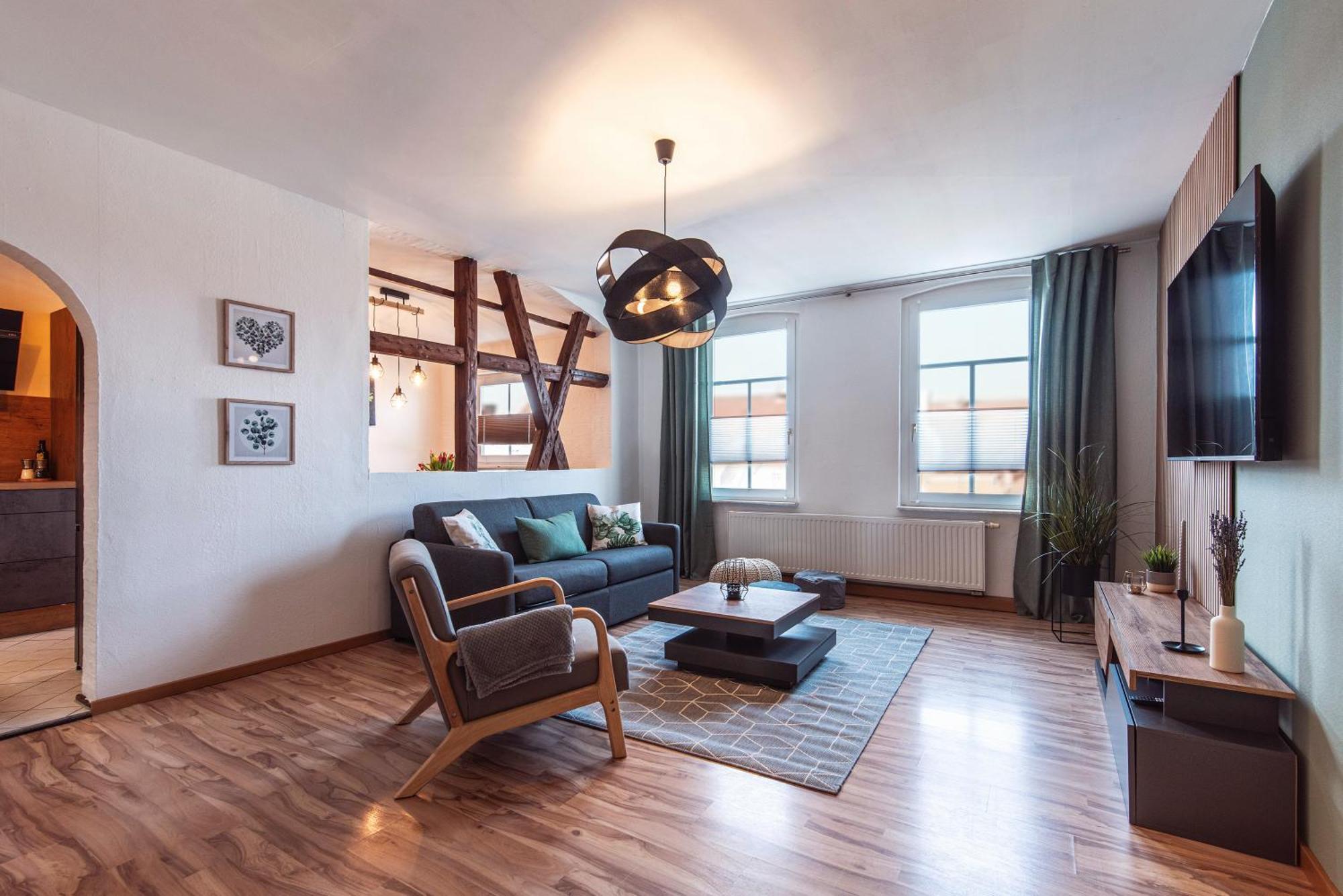 Grosszuegiges Apartment - Zentral - Kueche - Familienfreundlich 에르푸르트 외부 사진